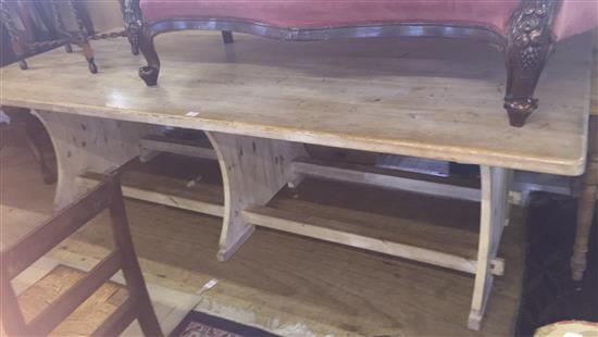 Large pine kitchen table  9 x 4